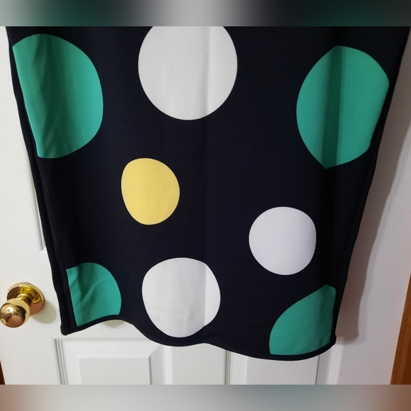 Worthington Polka Dot Pencil Skirt - Picture 3 of 10